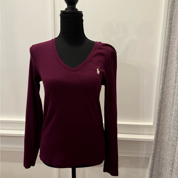 Polo Ralph Lauren Tops - Polo Ralph Lauren V-Neck Long Sleeve Shirt